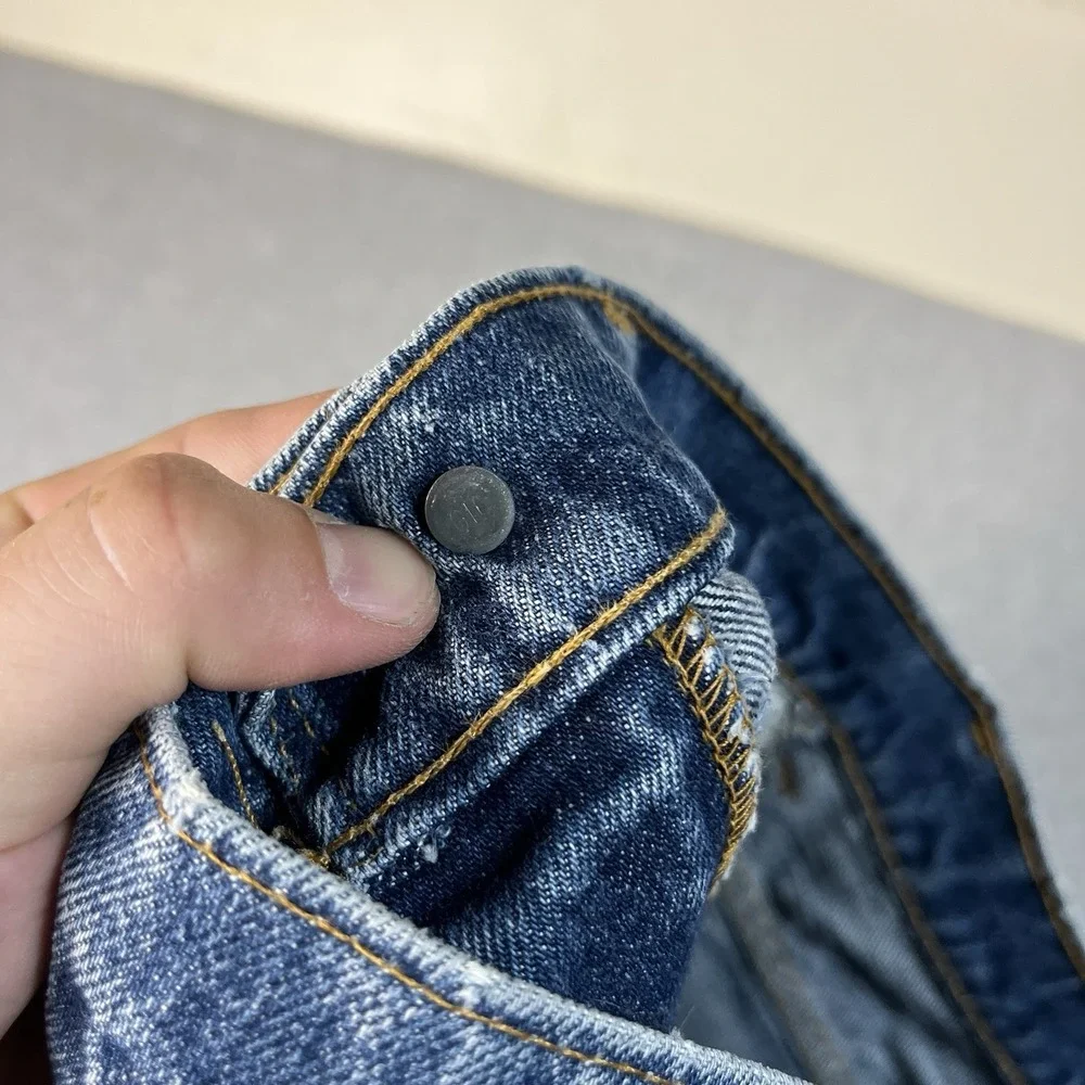 Vintage Levis Jeans Mens 31x26 Blue 517 Bootcut Western Cowboy 70s Talon Denim